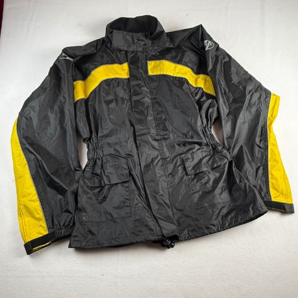 Joe Rocket RS-2 Motorcycle Rain Jacket - Black/Yellow